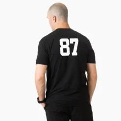 Hockey Short Sleeve T-Shirt - Hockey Dad Sticks 5 Hockey Short Sleeve T-Shirt - Hockey Dad Sticks -Sport Play Mode BLACKSSTEE NUMBER