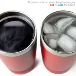 Baseball 20 Oz. Double Insulated Tumbler - Eat Sleep Baseball 10 Baseball 20 Oz. Double Insulated Tumbler - Eat Sleep Baseball -Sport Play Mode COMMUTER CUP HOT COLD RED 16