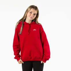Pickleball Hooded Sweatshirt - This Is My Dinking Shirt (Back Design) 9 Pickleball Hooded Sweatshirt - This Is My Dinking Shirt (Back Design) -Sport Play Mode CTS LOGO RED FEMALE 1