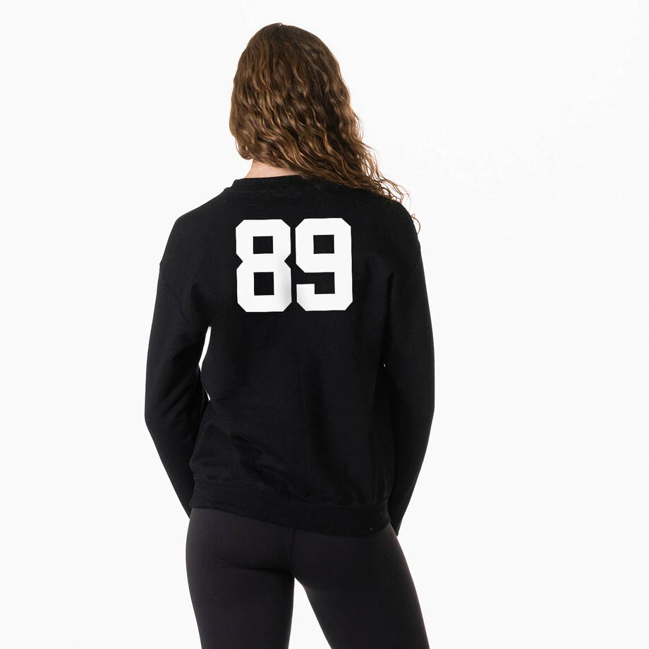 Girls Lacrosse Crewneck Sweatshirt - My Goal Is To Deny Yours 3 Girls Lacrosse Crewneck Sweatshirt - My Goal Is To Deny Yours - Image 3