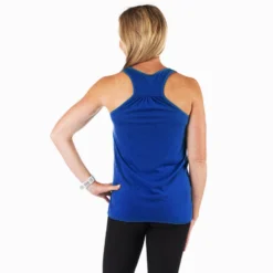 Pickleball Flowy Racerback Tank Top - Eat. Sleep. Pickleball -Sport Play Mode GFAR BLUE FLOWY BACK 3