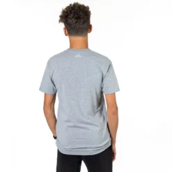 Guys Lacrosse Short Sleeve T-Shirt - Chillax Cruiser -Sport Play Mode GRAY BACK BOYS BLANK