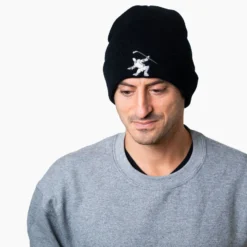 Hockey Embroidered Beanie - Dangle Snipe Celly 8 Hockey Embroidered Beanie - Dangle Snipe Celly -Sport Play Mode HK 06603 model1