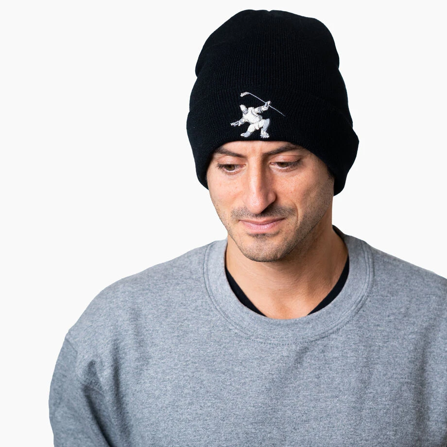 Hockey Embroidered Beanie - Dangle Snipe Celly 4 Hockey Embroidered Beanie - Dangle Snipe Celly - Image 4