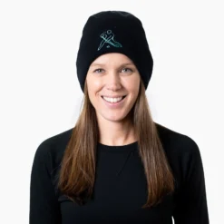 Hockey Embroidered Beanie - Hockey Player 10 Hockey Embroidered Beanie - Hockey Player -Sport Play Mode HK 06606 model2