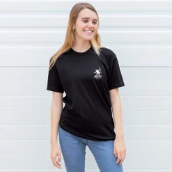 Hockey Short Sleeve T-Shirt - Dangle Snipe Celly Player (Back Design) 9 Hockey Short Sleeve T-Shirt - Dangle Snipe Celly Player (Back Design) -Sport Play Mode HOCKEY SS FEMALE BLACK FRONT