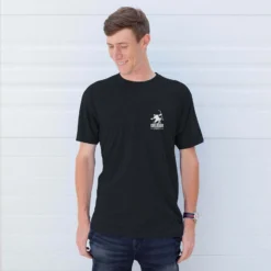 Hockey Short Sleeve T-Shirt - Dangle Snipe Celly Player (Back Design) 8 Hockey Short Sleeve T-Shirt - Dangle Snipe Celly Player (Back Design) -Sport Play Mode HOCKEY SS MALE BLACK FRONT