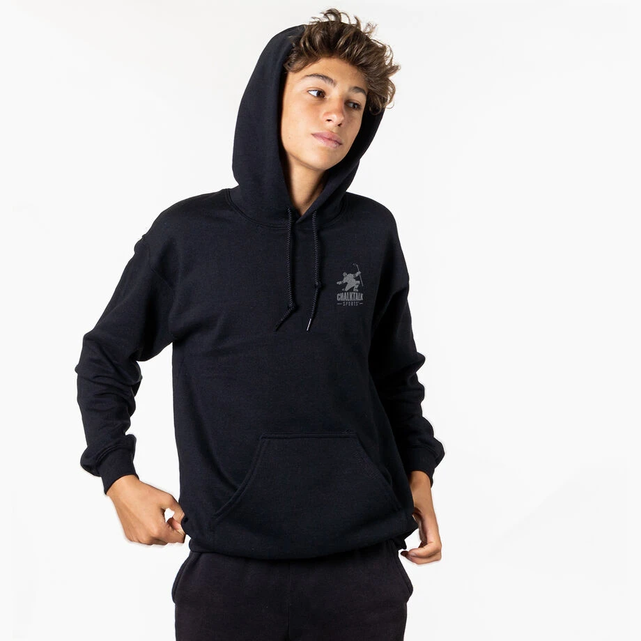 Hockey Hooded Sweatshirt - Dangle Snipe Celly Words (Back Design) 4 Hockey Hooded Sweatshirt - Dangle Snipe Celly Words (Back Design) - Image 4