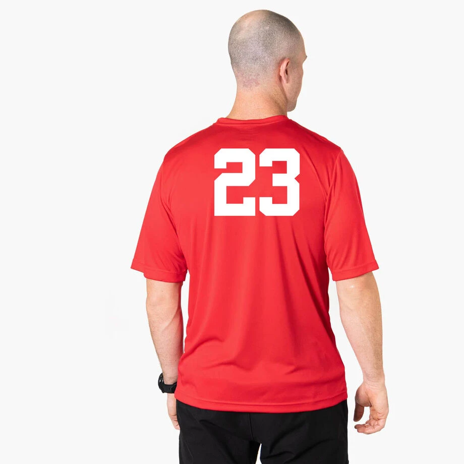 Guys Lacrosse Short Sleeve Performance Tee - I'd Rather Lax 3 Guys Lacrosse Short Sleeve Performance Tee - I'd Rather Lax - Image 3