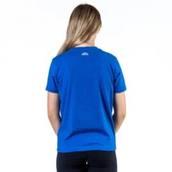 Girls Lacrosse Short Sleeve T-Shirt - Lacrosse Vibes -Sport Play Mode ROYAL BACK GIRLS BLANK