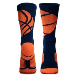 Basketball Woven Mid-Calf Sock Set - Jump Shot 11 Basketball Woven Mid-Calf Sock Set - Jump Shot -Sport Play Mode bk 01093 2