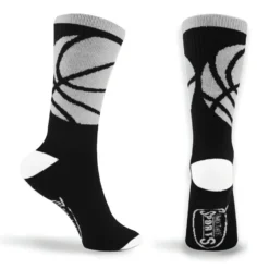 Basketball Woven Mid-Calf Sock Set - Block -Sport Play Mode bk 01277 2 1
