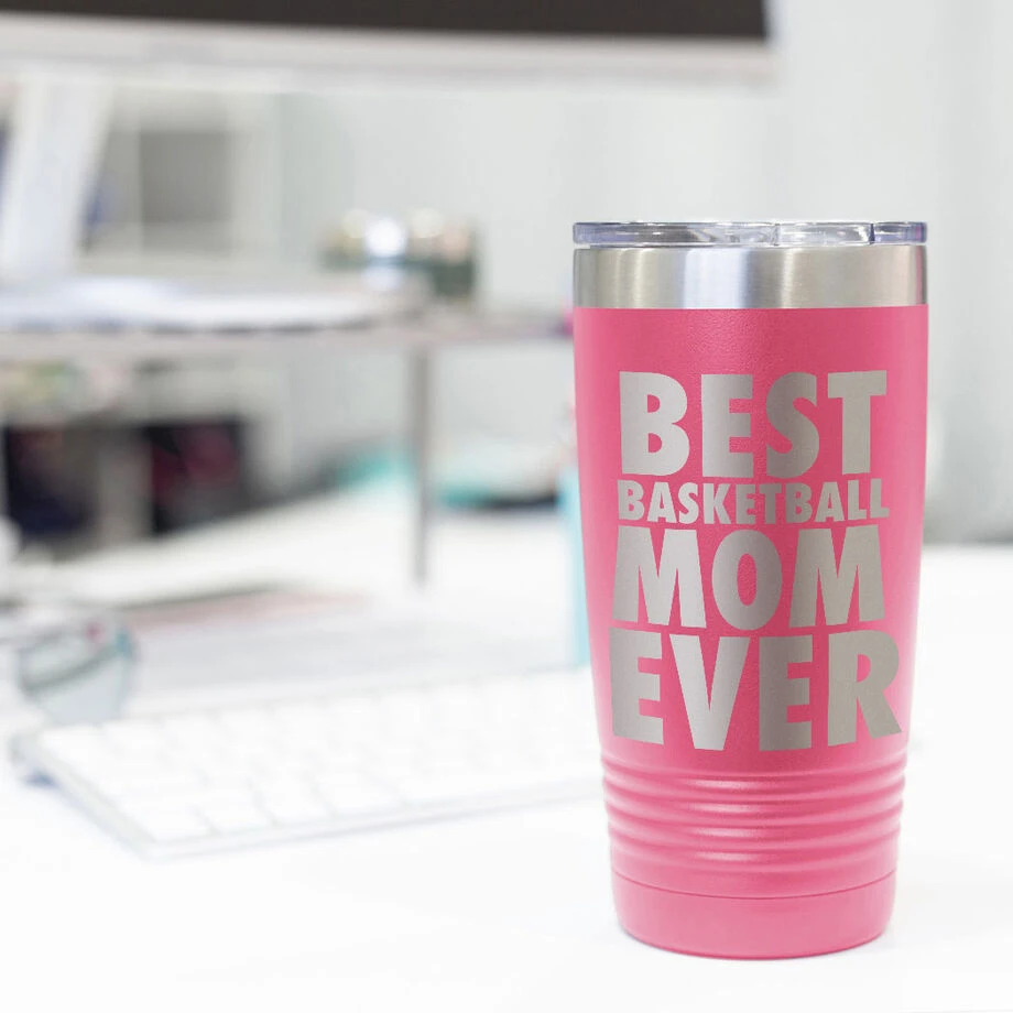 Basketball 20 Oz. Double Insulated Tumbler - Mom 7 Basketball 20 Oz. Double Insulated Tumbler - Mom - Image 7
