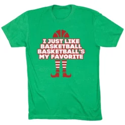 Basketball Short Sleeve T-Shirt - Basketball's My Favorite