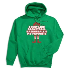Basketball Hooded Sweatshirt - Basketball's My Favorite