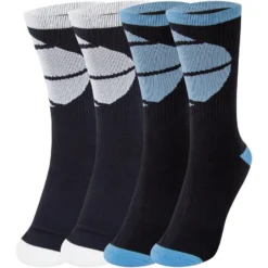 Basketball Woven Mid-Calf Sock Set - Block -Sport Play Mode bk 02332 4