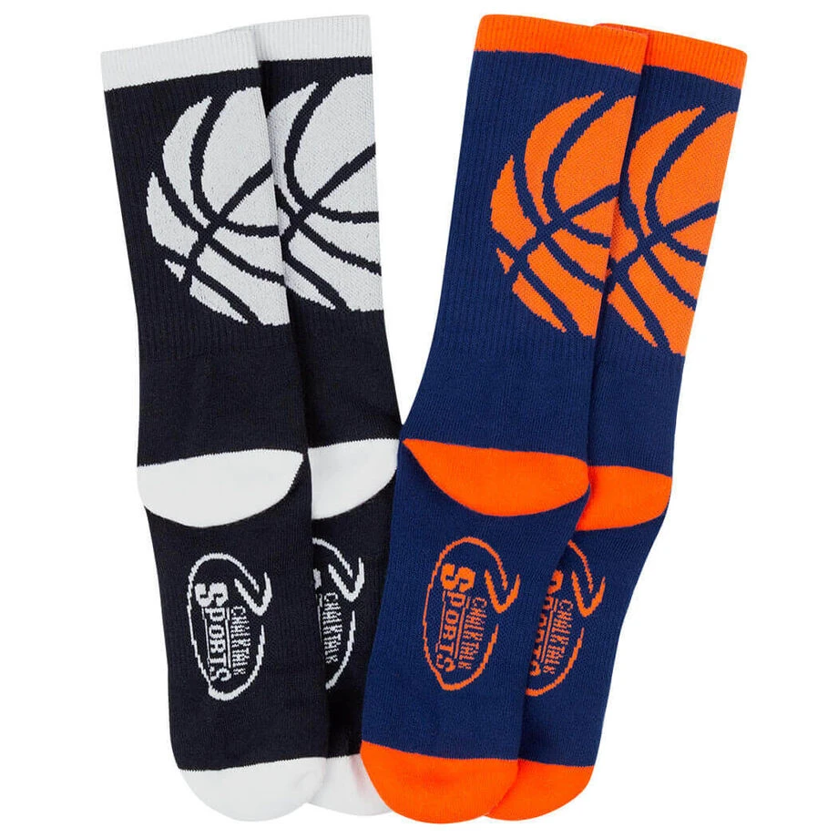 Basketball Woven Mid-Calf Sock Set - Jump Shot 2 Basketball Woven Mid-Calf Sock Set - Jump Shot - Image 2