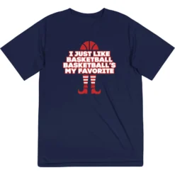 Basketball Short Sleeve Performance Tee - Basketball's My Favorite