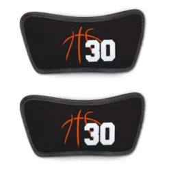 Basketball Repwell® Sandal Straps - Basketball Lines With Number