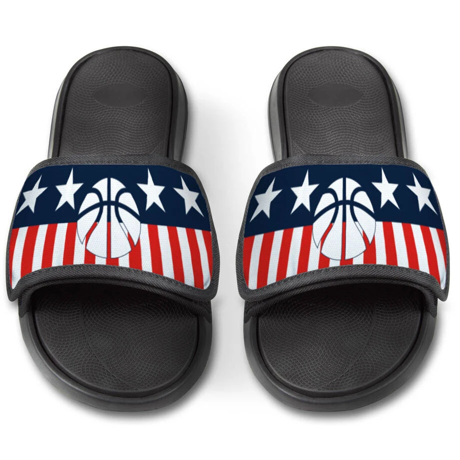 Basketball Repwell® Slide Sandals - Stars And Stripes 3 Basketball Repwell® Slide Sandals - Stars And Stripes - Image 3