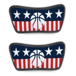 Basketball Repwell® Sandal Straps - Stars And Stripes