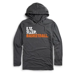 Men's Basketball Lightweight Hoodie - Eat Sleep Basketball