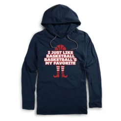 Men's Basketball Lightweight Hoodie - I Just Like Basketball
