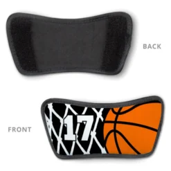 Basketball Repwell® Sandal Straps - Hoop And Ball 7 Basketball Repwell® Sandal Straps - Hoop And Ball -Sport Play Mode bk 02674 STRAPS DETAIL