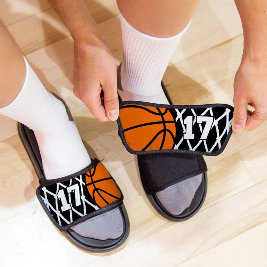 Basketball Repwell® Sandal Straps - Hoop And Ball 4 Basketball Repwell® Sandal Straps - Hoop And Ball - Image 4