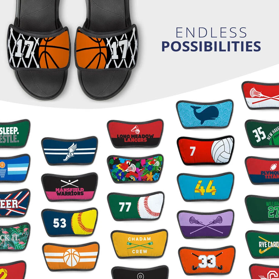 Basketball Repwell® Sandal Straps - Hoop And Ball 5 Basketball Repwell® Sandal Straps - Hoop And Ball - Image 5