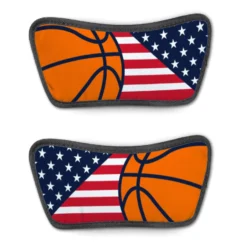 Basketball Repwell® Sandal Straps - USA Flag
