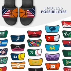 Basketball Repwell® Sandal Straps - USA Flag 9 Basketball Repwell® Sandal Straps - USA Flag -Sport Play Mode bk 02676 STRAPS MULTI