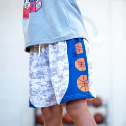 Basketball Shorts - Navy Digital Camo