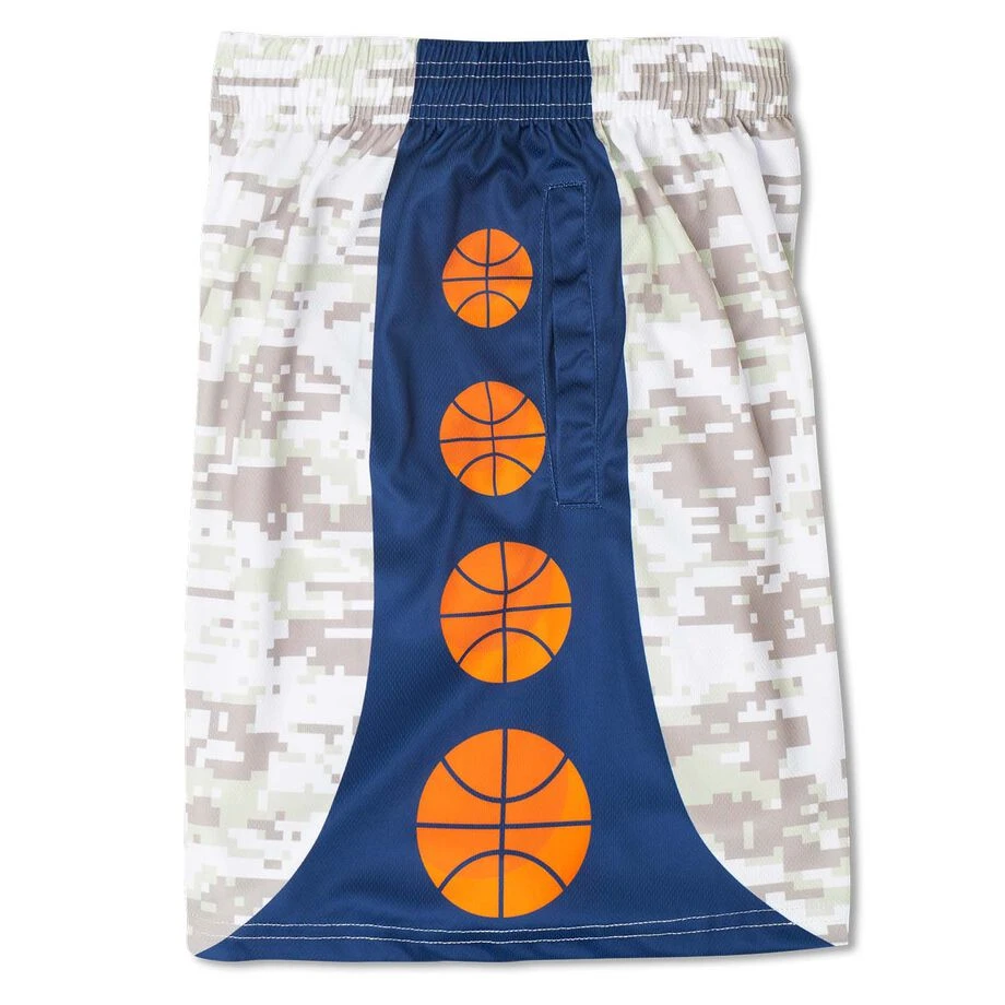 Basketball Shorts - Navy Digital Camo 3 Basketball Shorts - Navy Digital Camo - Image 3