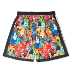 Basketball Shorts - Graffiti -Sport Play Mode bk 02678 BACK