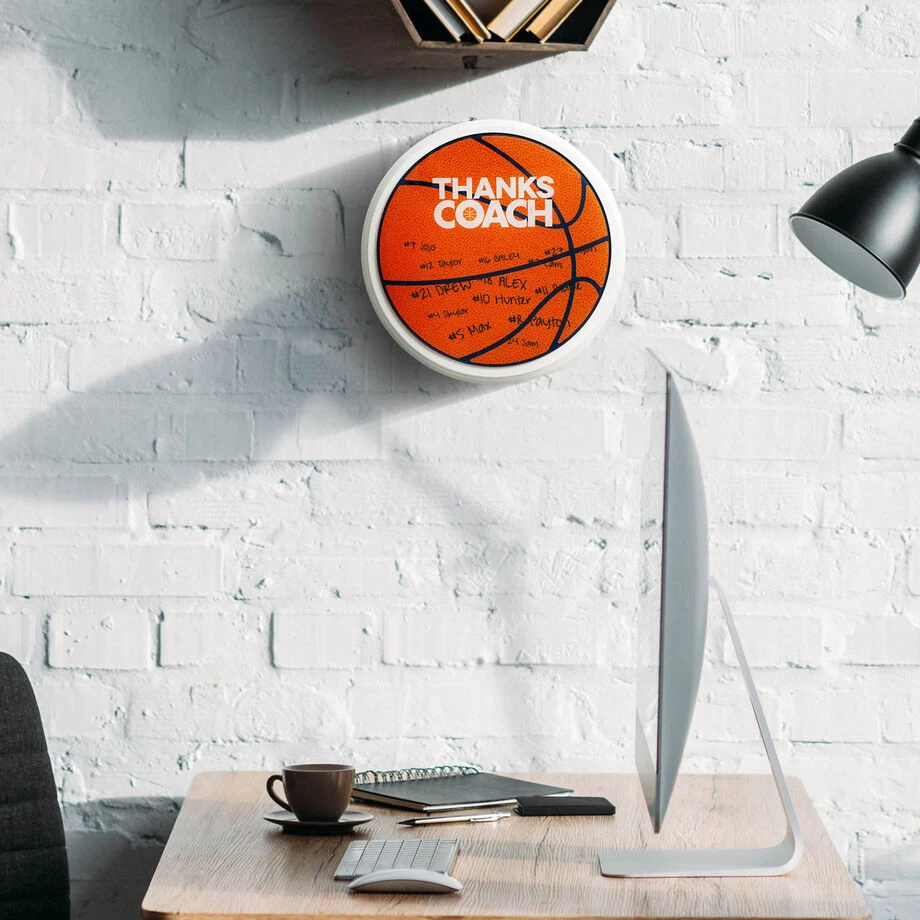 Basketball Wall Plaque - Thanks Coach 5 Basketball Wall Plaque - Thanks Coach - Image 5