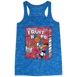 Basketball Flowy Racerback Tank Top - Fruit Hoops