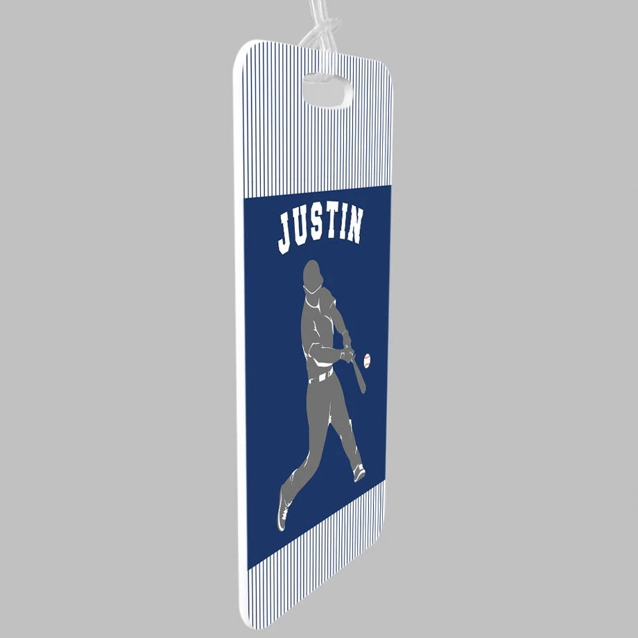 Baseball Bag/Luggage Tag - Personalized Baseball Player Guy 4 Baseball Bag/Luggage Tag - Personalized Baseball Player Guy - Image 4