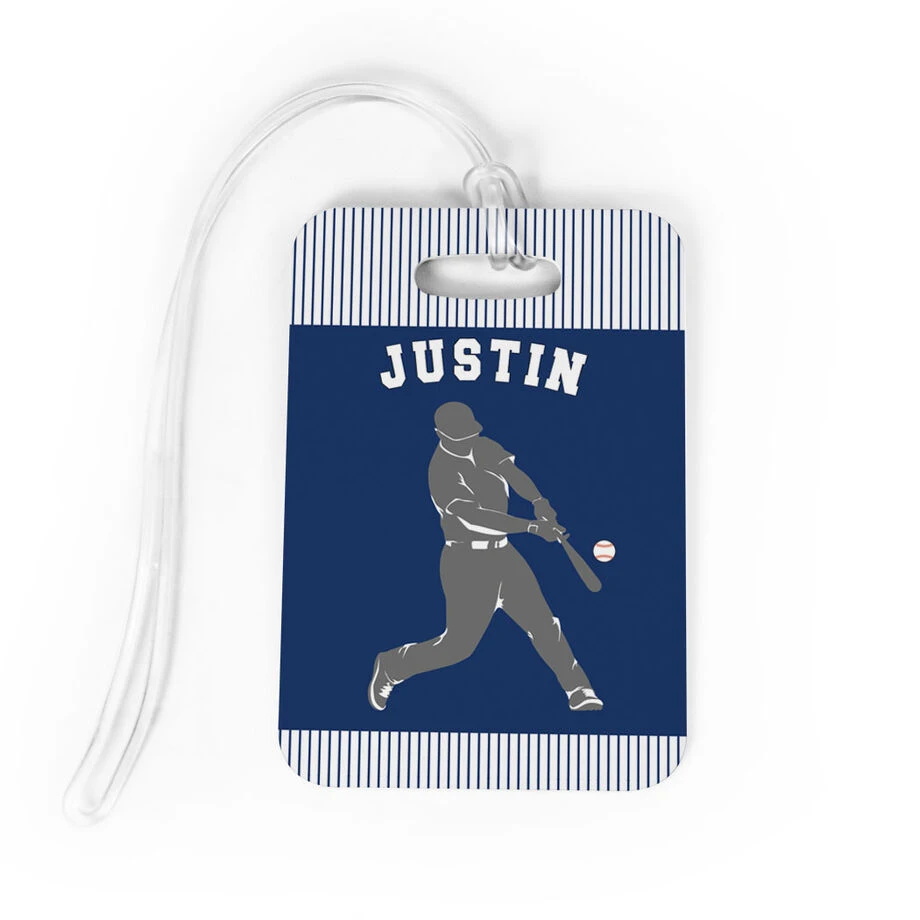 Baseball Bag/Luggage Tag - Personalized Baseball Player Guy 1 Baseball Bag/Luggage Tag - Personalized Baseball Player Guy
