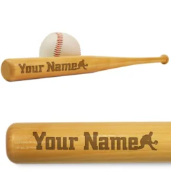 Baseball Mini Engraved Bat Personalized Silhouette