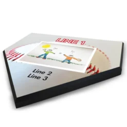Baseball Home Plate Plaque Your Artwork With Baseball Background -Sport Play Mode bs 01506 ANGLE