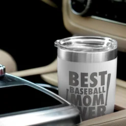 Baseball 20 Oz. Double Insulated Tumbler - Best Mom Ever 11 Baseball 20 Oz. Double Insulated Tumbler - Best Mom Ever -Sport Play Mode bs 01918 WHITE CAR