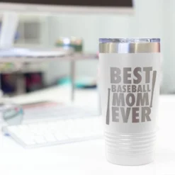 Baseball 20 Oz. Double Insulated Tumbler - Best Mom Ever 13 Baseball 20 Oz. Double Insulated Tumbler - Best Mom Ever -Sport Play Mode bs 01918 WHITE DESK
