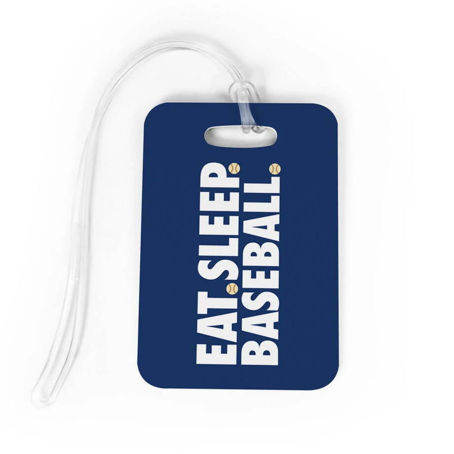 Baseball Bag/Luggage Tag - Eat Sleep Baseball 1 Baseball Bag/Luggage Tag - Eat Sleep Baseball