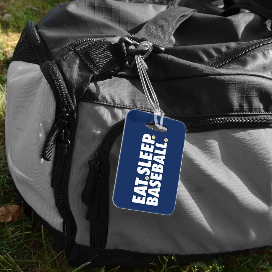 Baseball Bag/Luggage Tag - Eat Sleep Baseball 2 Baseball Bag/Luggage Tag - Eat Sleep Baseball - Image 2