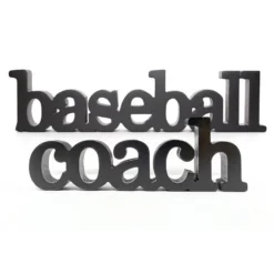 Baseball Coach Wood Words Ready To Autograph 6 Baseball Coach Wood Words Ready To Autograph -Sport Play Mode bs 02253 pen 3