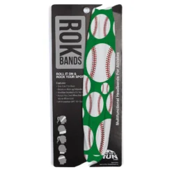 Baseball Multifunctional Headwear - Tossed Ball Pattern RokBAND -Sport Play Mode bs 02319 PACKAGING