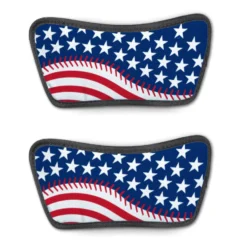 Baseball Repwell® Sandal Straps - American Flag Ball