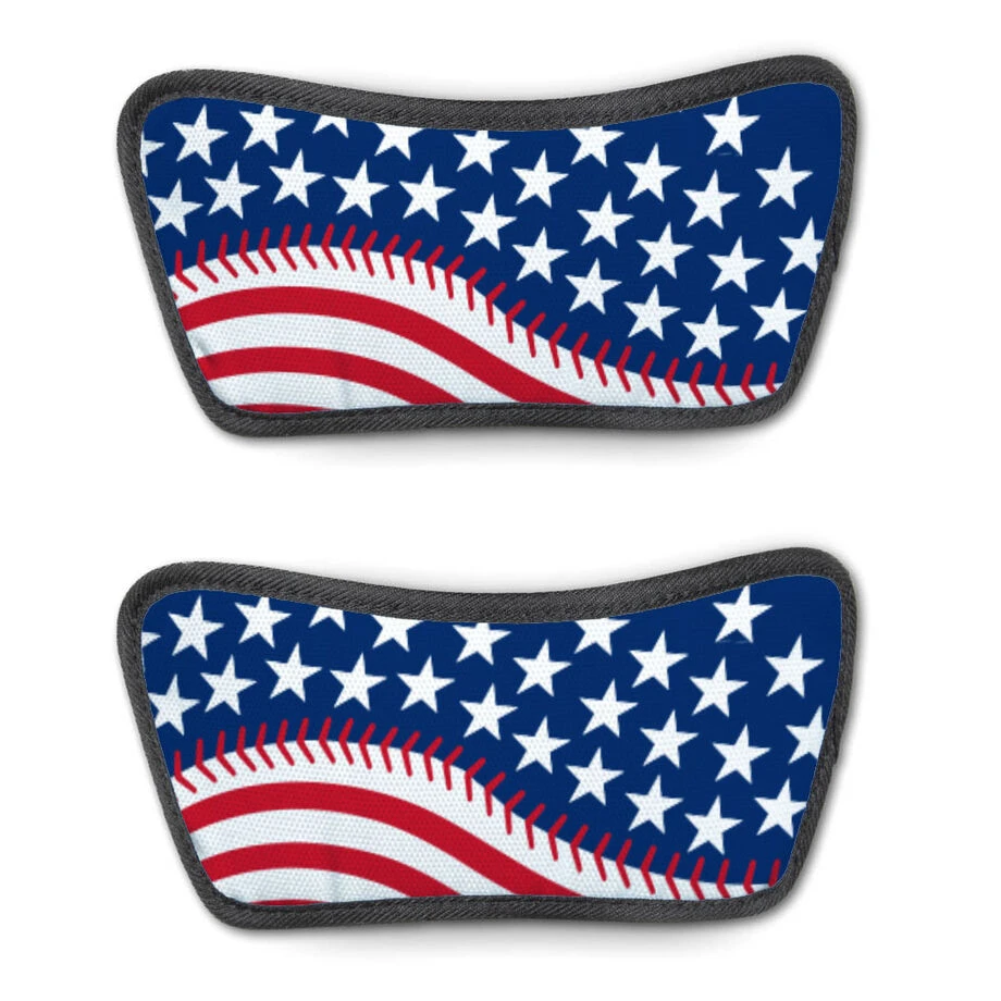 Baseball Repwell® Sandal Straps - American Flag Ball 1 Baseball Repwell® Sandal Straps - American Flag Ball