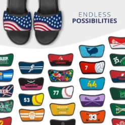 Baseball Repwell® Sandal Straps - American Flag Ball 9 Baseball Repwell® Sandal Straps - American Flag Ball -Sport Play Mode bs 02670 STRAPS MULTI